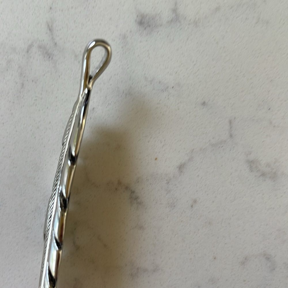 Ralph Lauren, Silver Feather Pendant - Picture 5 of 12